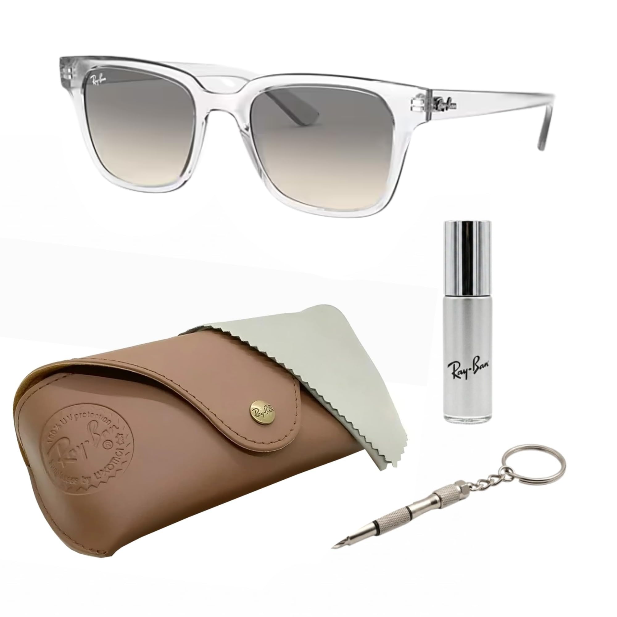 Ray-Ban サングラス RB4323-P 偏光レンズ Amazon.com: Ray-Ban RB4323 Square Shape Sunglasses with Official